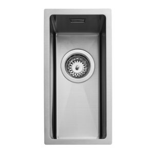 Rangemaster Kube Single Bowl Inset/Undermount Sink in Stainless Steel