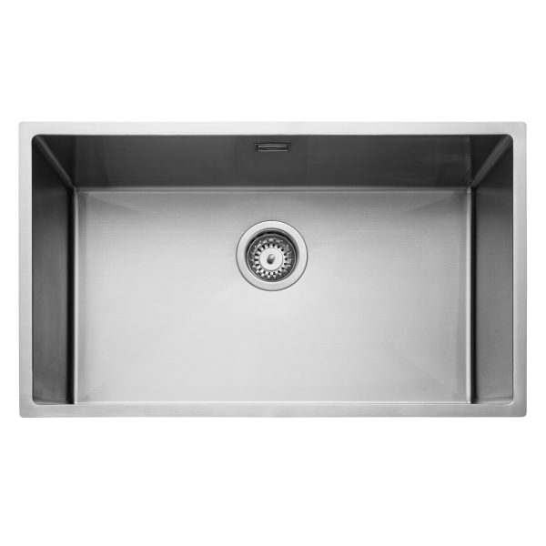 Rangemaster Kube Single Bowl Inset/Undermount Sink in Stainless Steel - Image 2