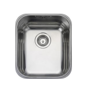 Rangemaster Classic Single Bowl Undermount Sink in Stainless Steel