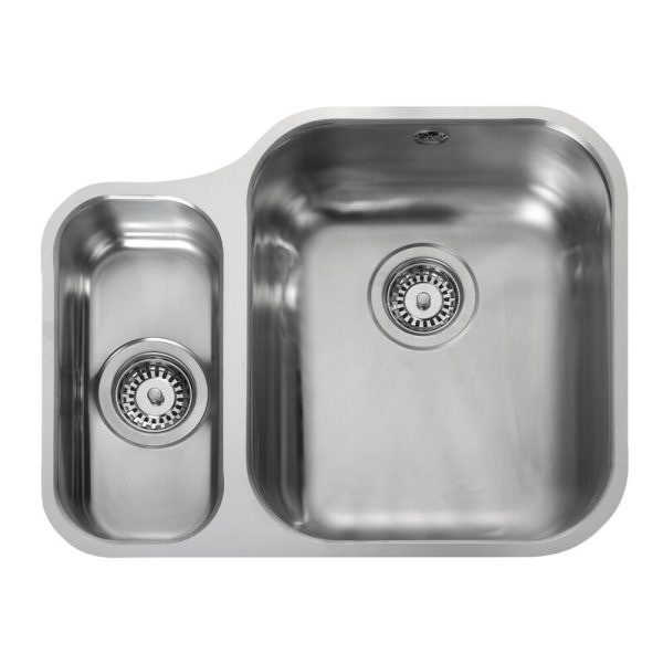 Rangemaster Classic 1.5 Bowl Undermount Sink in Stainless Steel - Image 2