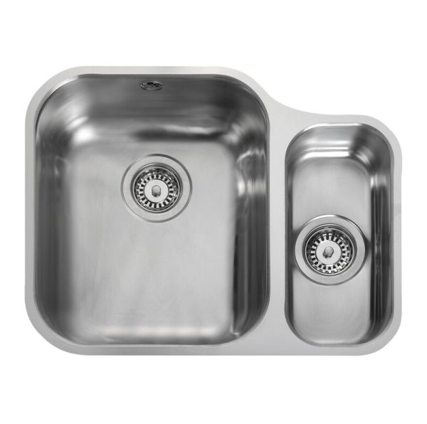 Rangemaster Classic 1.5 Bowl Undermount Sink in Stainless Steel - Image 3