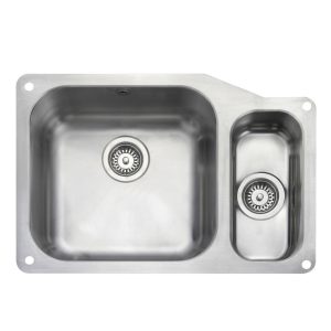 Rangemaster Classic 1.5 Bowl Undermount Sink in Stainless Steel