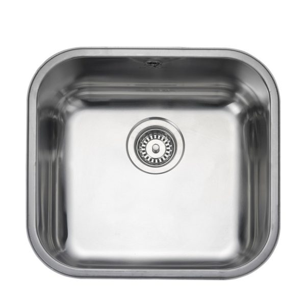 Rangemaster Classic Single Bowl Undermount Sink in Stainless Steel