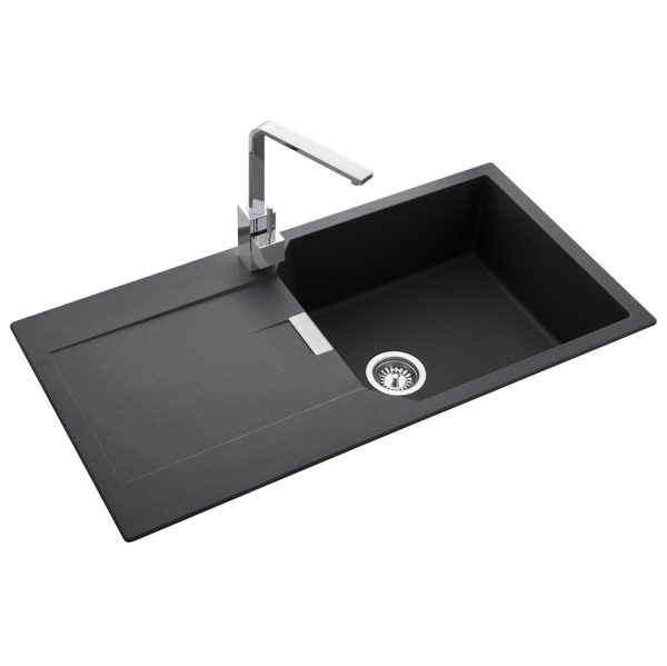 Rangemaster Mayon Single Bowl Inset Sink in Igneous Granite