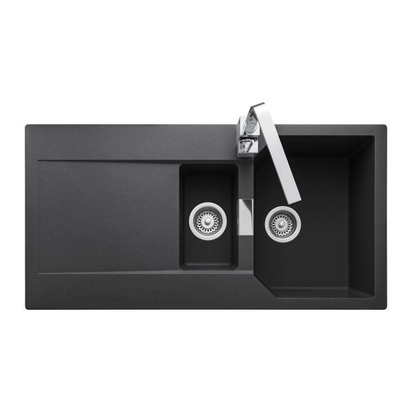 Rangemaster Mayon 1.5 Bowl Inset Sink in Igneous Granite - Image 2