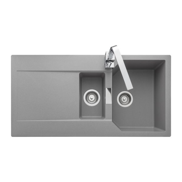 Rangemaster Mayon 1.5 Bowl Inset Sink in Igneous Granite - Image 4