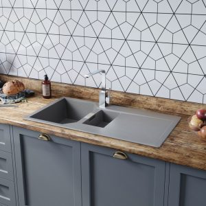 Rangemaster Mayon 1.5 Bowl Inset Sink in Igneous Granite