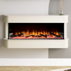 Pryzm by Elgin And Hall Juliette Timber Electric Fireplace