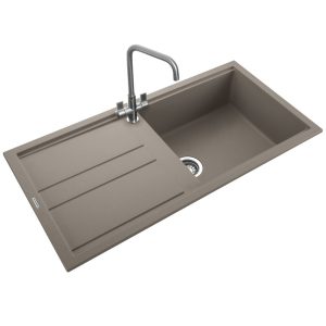 Rangemaster Topaz Single Bowl Inset Sink in Igneous Granite