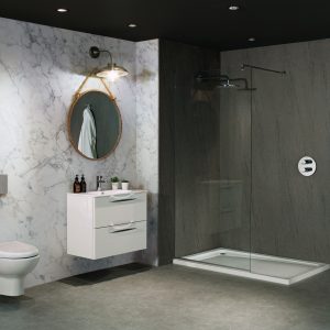 Nuance Marbles Bathroom Wall Panelling - Turin Marble Ultramatt