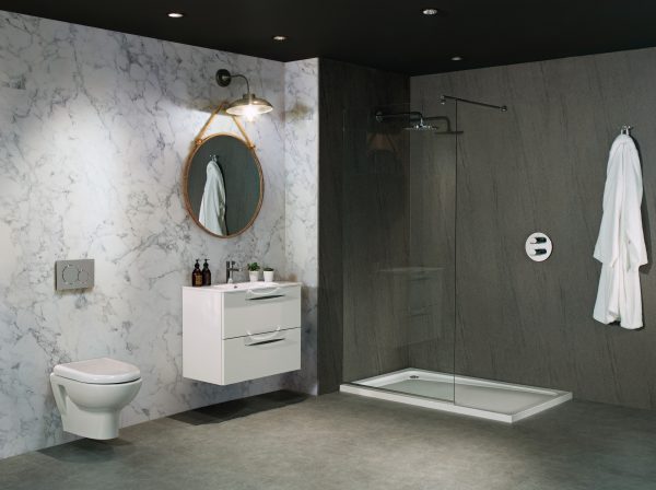 Nuance Marbles Bathroom Wall Panelling - Turin Marble Ultramatt
