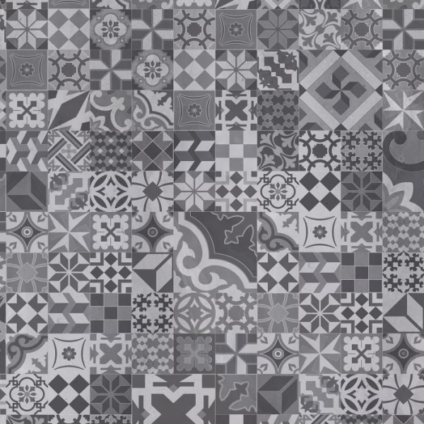 Nuance Acrylic Abstracts Bathroom Wall Panelling - Casablanca Grey Acrylic Gloss