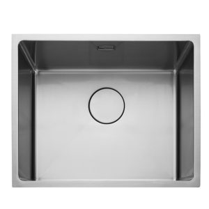 Rangemaster Cubix Single Bowl Inset/Undermount Sink in Stainless Steel