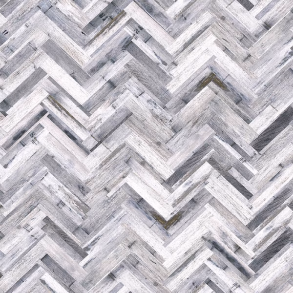 Nuance Designer Woods Bathroom Wall Panelling - Herringbone Whitewash Shell - Image 2