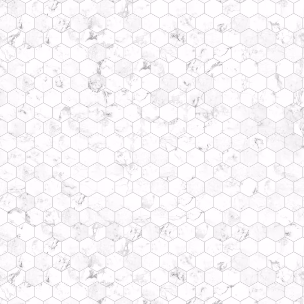 Nuance Acrylic Marbles Bathroom Wall Panelling - Hexagon Marble- Acrylic Gloss
