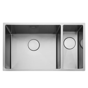 Rangemaster Kube 1.5 Bowl Inset/Undermount Sink in Stainless Steel