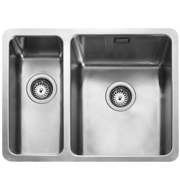 Rangemaster Quad 1.5 Bowl Inset/Undermount Sink in Stainless Steel - Image 3