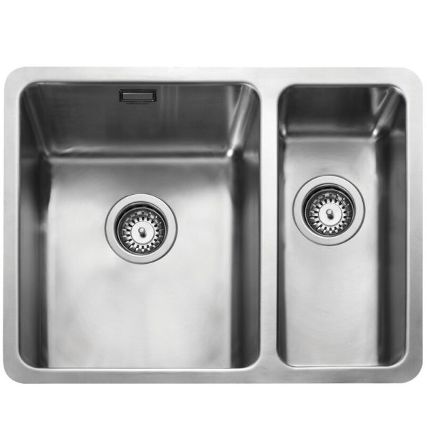 Rangemaster Quad 1.5 Bowl Inset/Undermount Sink in Stainless Steel - Image 4