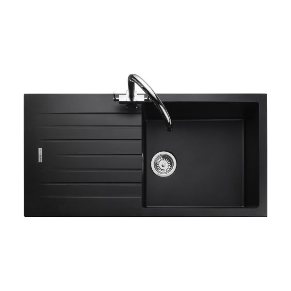 Rangemaster Andesite Single Bowl Inset Sink in Igneous Granite - Image 2