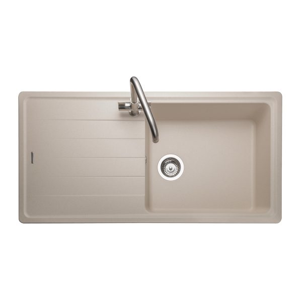 Rangemaster Elements Single Bowl Inset Sink in Igneous Granite - Image 4