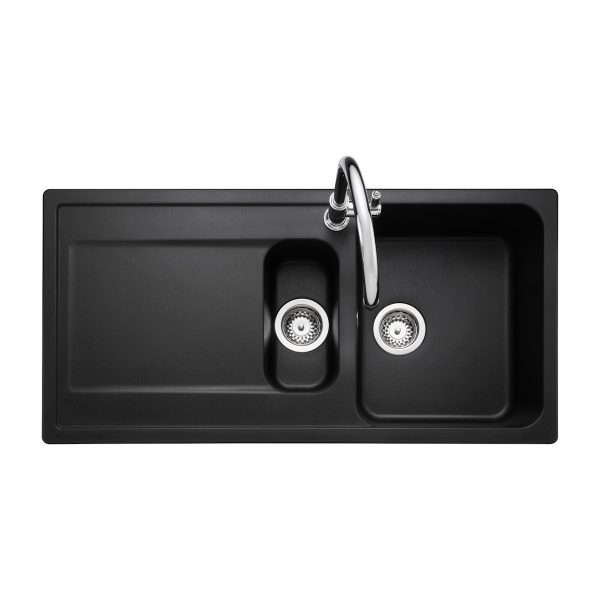 Rangemaster Loa 1.5 Bowl Inset Sink in Igneous Granite - Image 3