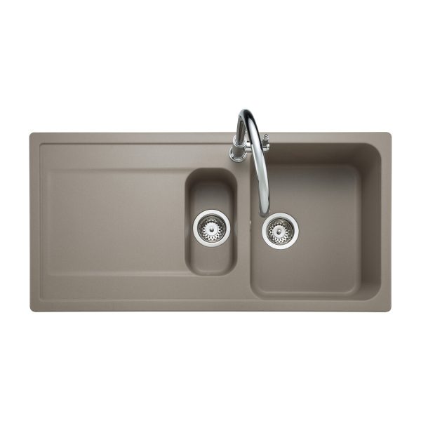 Rangemaster Loa 1.5 Bowl Inset Sink in Igneous Granite - Image 5