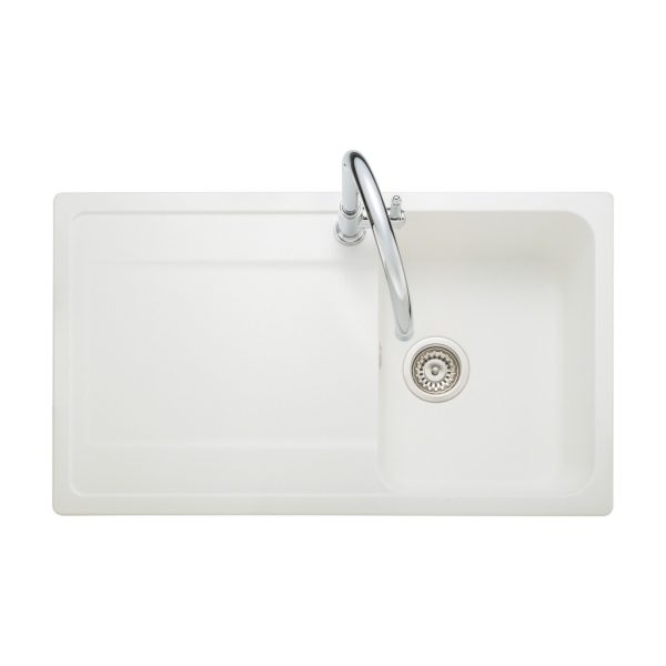 Rangemaster Loa Compact Single Bowl Inset Sink in Igneous Granite - Image 5