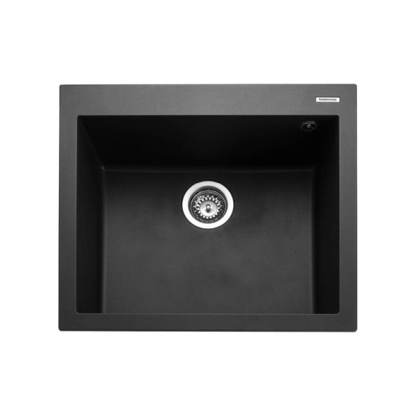 Rangemaster Oridian Single Bowl Inset Sink in Igneous Granite - Image 3