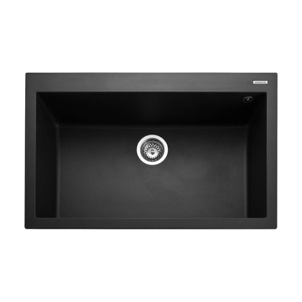 Rangemaster Oridian Single Bowl Inset Sink in Igneous Granite - Image 3