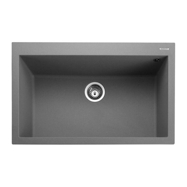 Rangemaster Oridian Single Bowl Inset Sink in Igneous Granite - Image 4