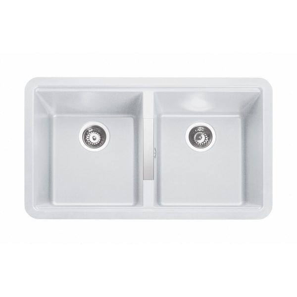 Rangemaster Paragon Double Bowl Undermount Sink in Igneous Granite - Image 3