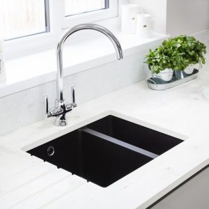 Rangemaster Paragon 1.5 Bowl Inset/Undermount Sink in Igneous Granite