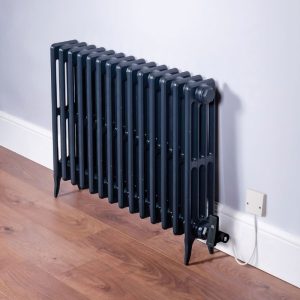 DQ Hawkshaw Horizontal Cast Iron Fully Electric App controlled Designer Radiator