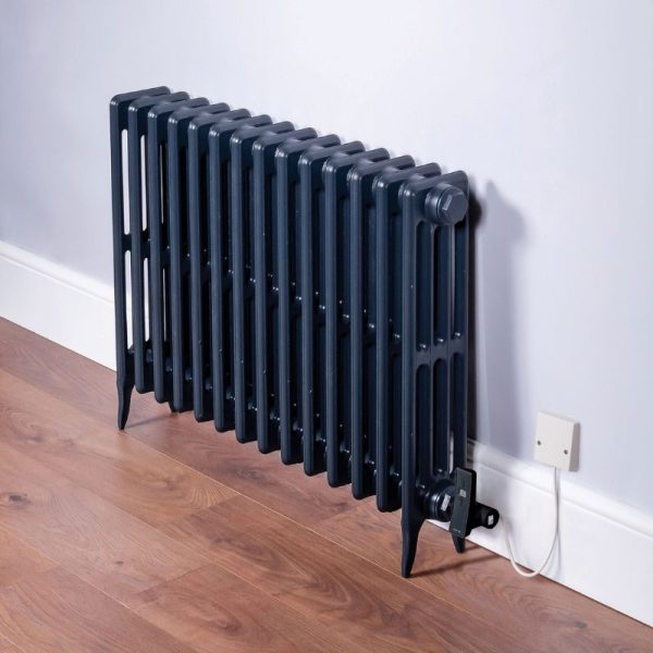 DQ Hawkshaw Horizontal Cast Iron Fully Electric App controlled Designer Radiator