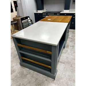 1909 Island Kitchen Display in Morris Blue and Parchment White *TO CLEAR*