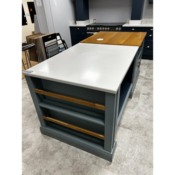 1909 Island Kitchen Display in Morris Blue and Parchment White *TO CLEAR*