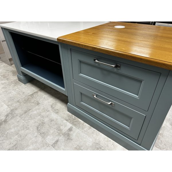1909 Island Kitchen Display in Morris Blue and Parchment White *TO CLEAR* - Image 2