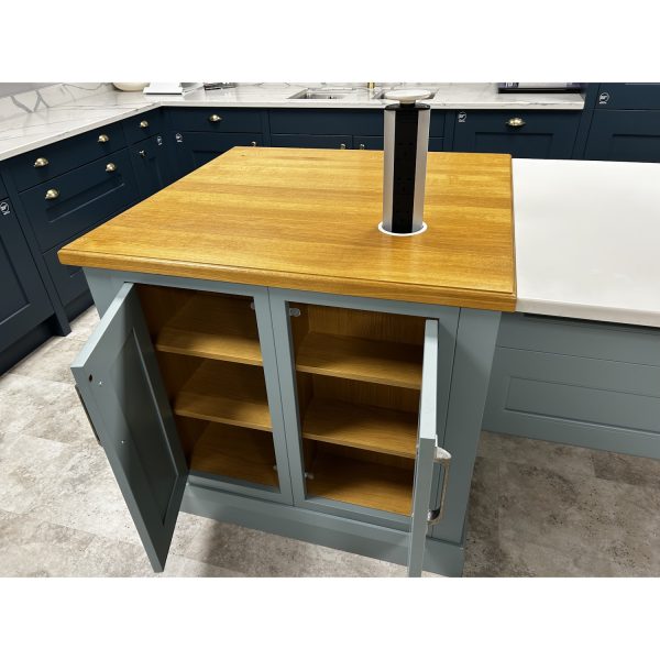 1909 Island Kitchen Display in Morris Blue and Parchment White *TO CLEAR* - Image 3