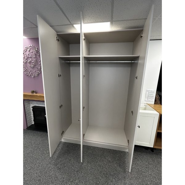 Brison Melbury Double Wardrobe Display in Matt Cashmere - Image 2