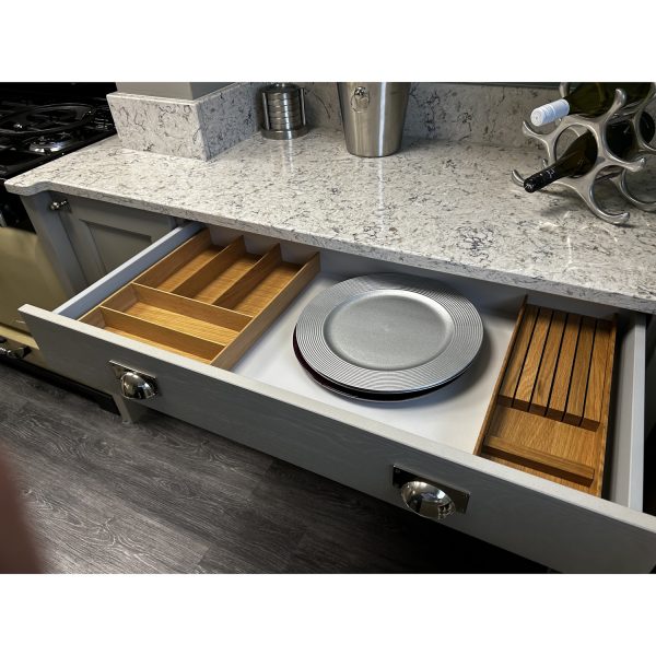 Second Nature Mornington Beaded & Shaker Kitchen Display in Stone and Porcelain - Image 5