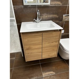 Roca Tenet 600mm Vanity Unit and Basin in Walnut finish *TO CLEAR*
