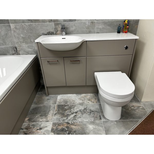 Utopia Complete Bathroom with Fitted Furniture in Matt Cashmere *TO CLEAR* - Image 2