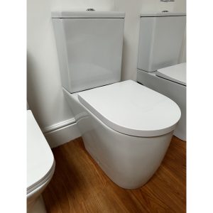 Brison Kelso Closed Coupled WC Open Back Toilet and Seat *TO CLEAR*