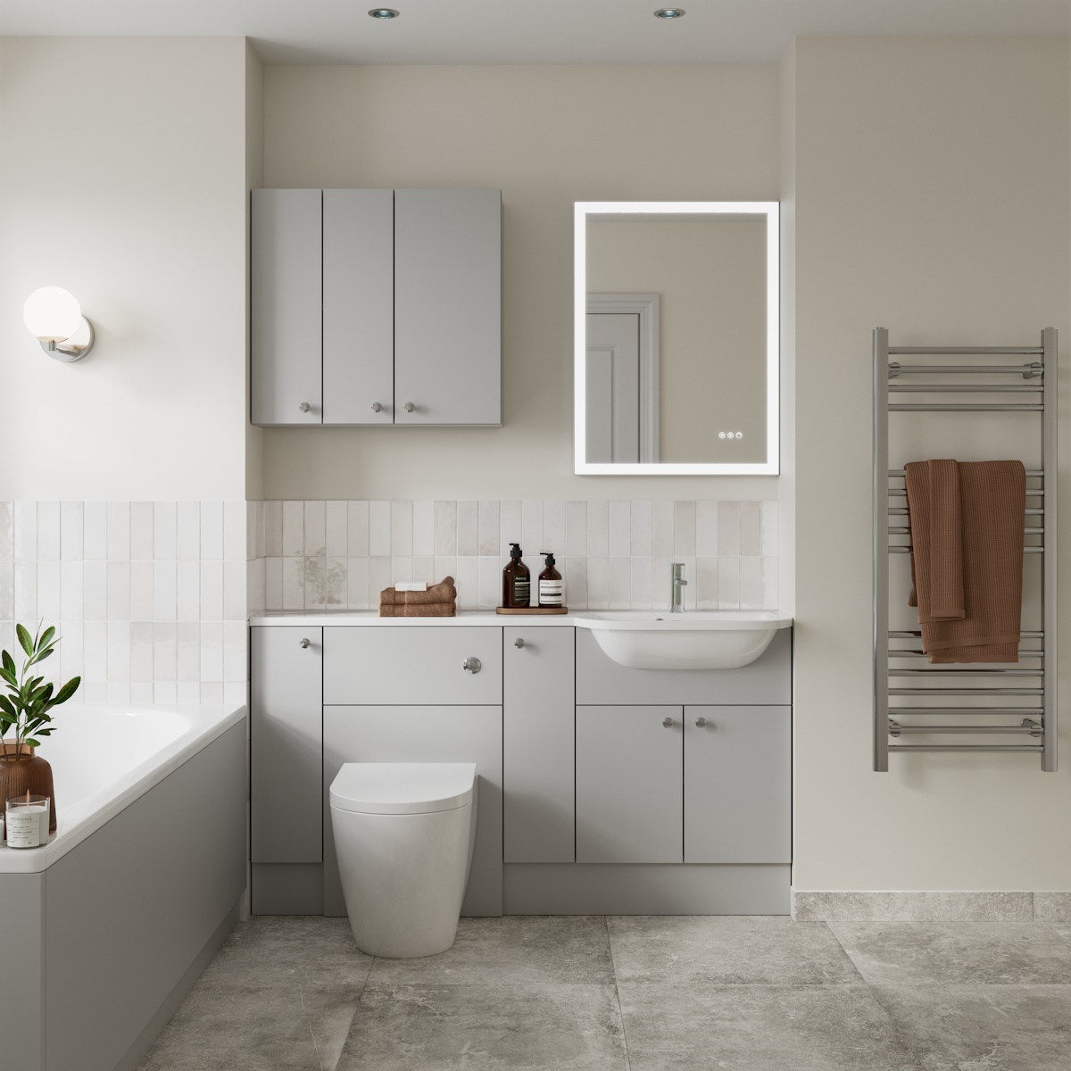 Veldeau Aston Colour-Matched Bathroom Furniture - Image 4