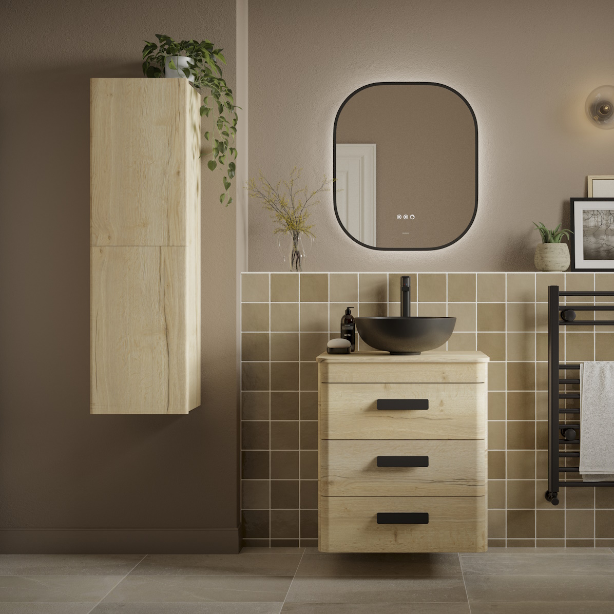 Veldeau Henbury Colour-Matched Vanity & Modular Bathroom Furniture - Image 4