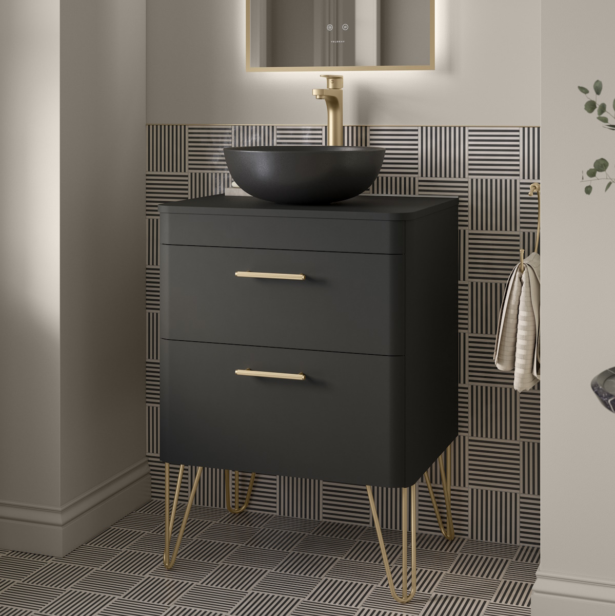 Veldeau Henbury Colour-Matched Vanity & Modular Bathroom Furniture