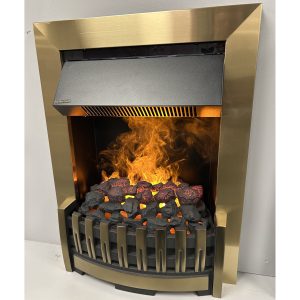 Dimplex Elsberry Optimyst Inset Electric Fire Brushed Brass ELS20AB-LED-UK *TO CLEAR*
