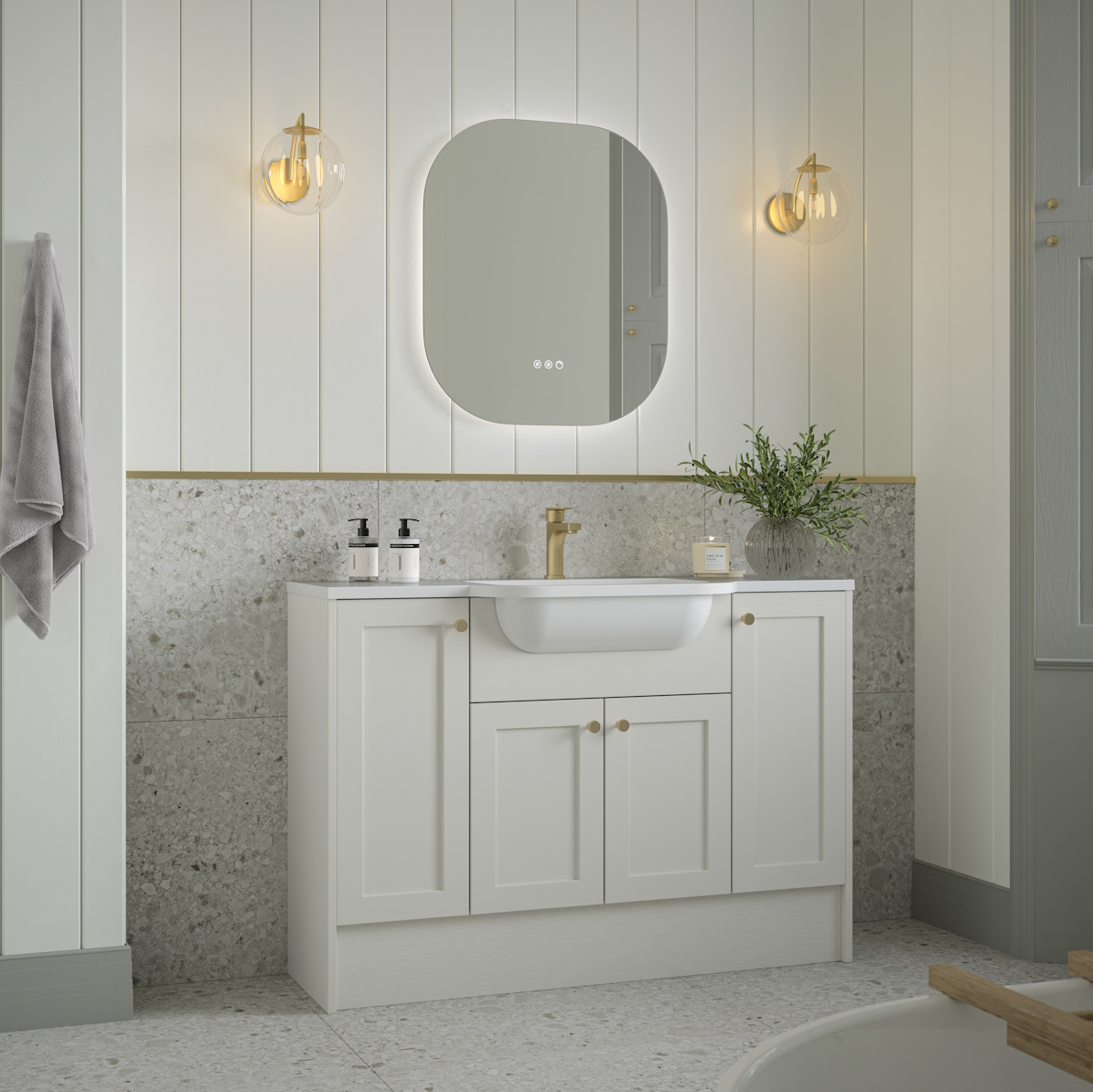 Veldeau Winson Colour-Matched Bathroom Furniture - Image 2