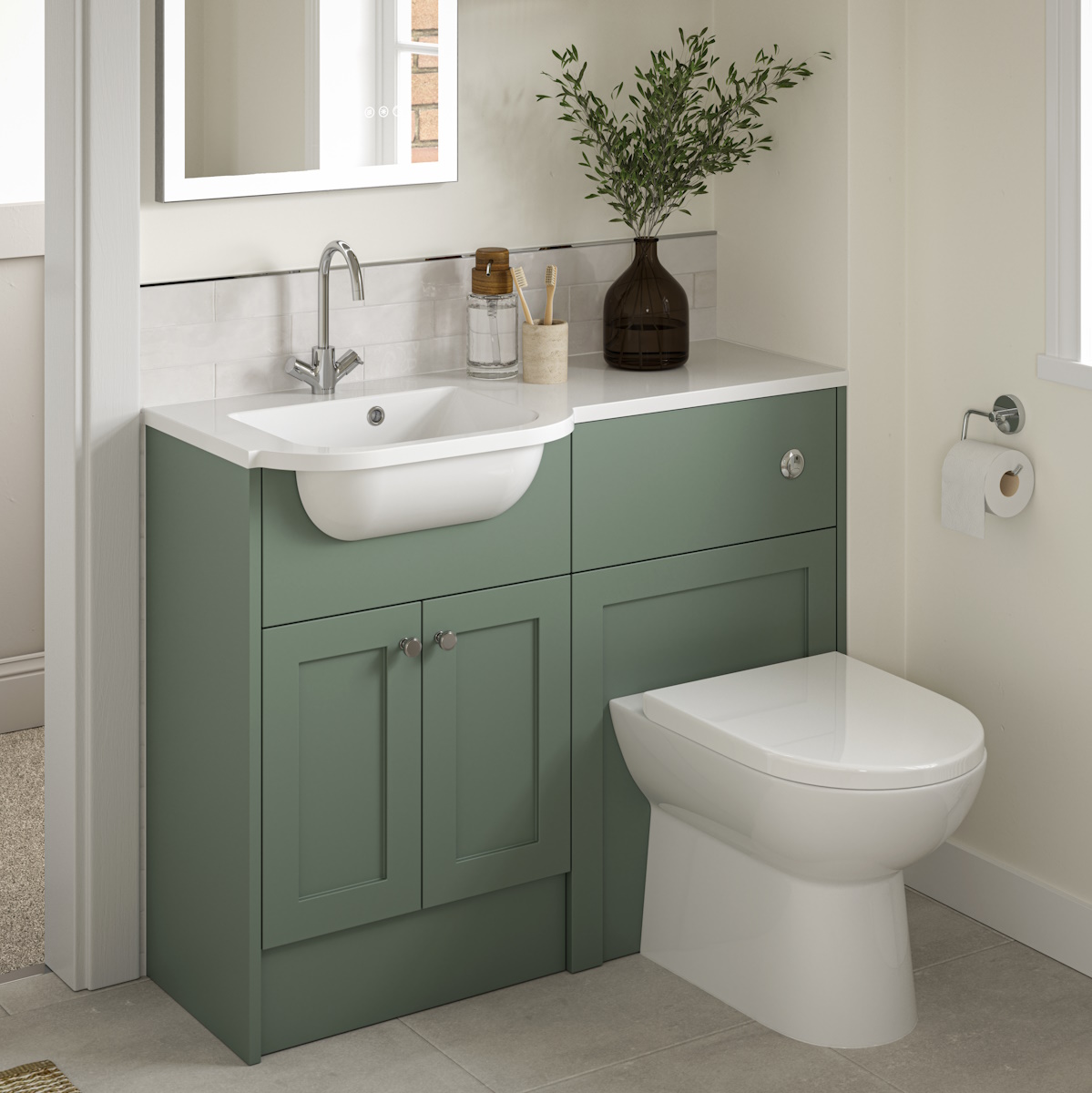 Veldeau Winson Colour-Matched Bathroom Furniture - Image 4