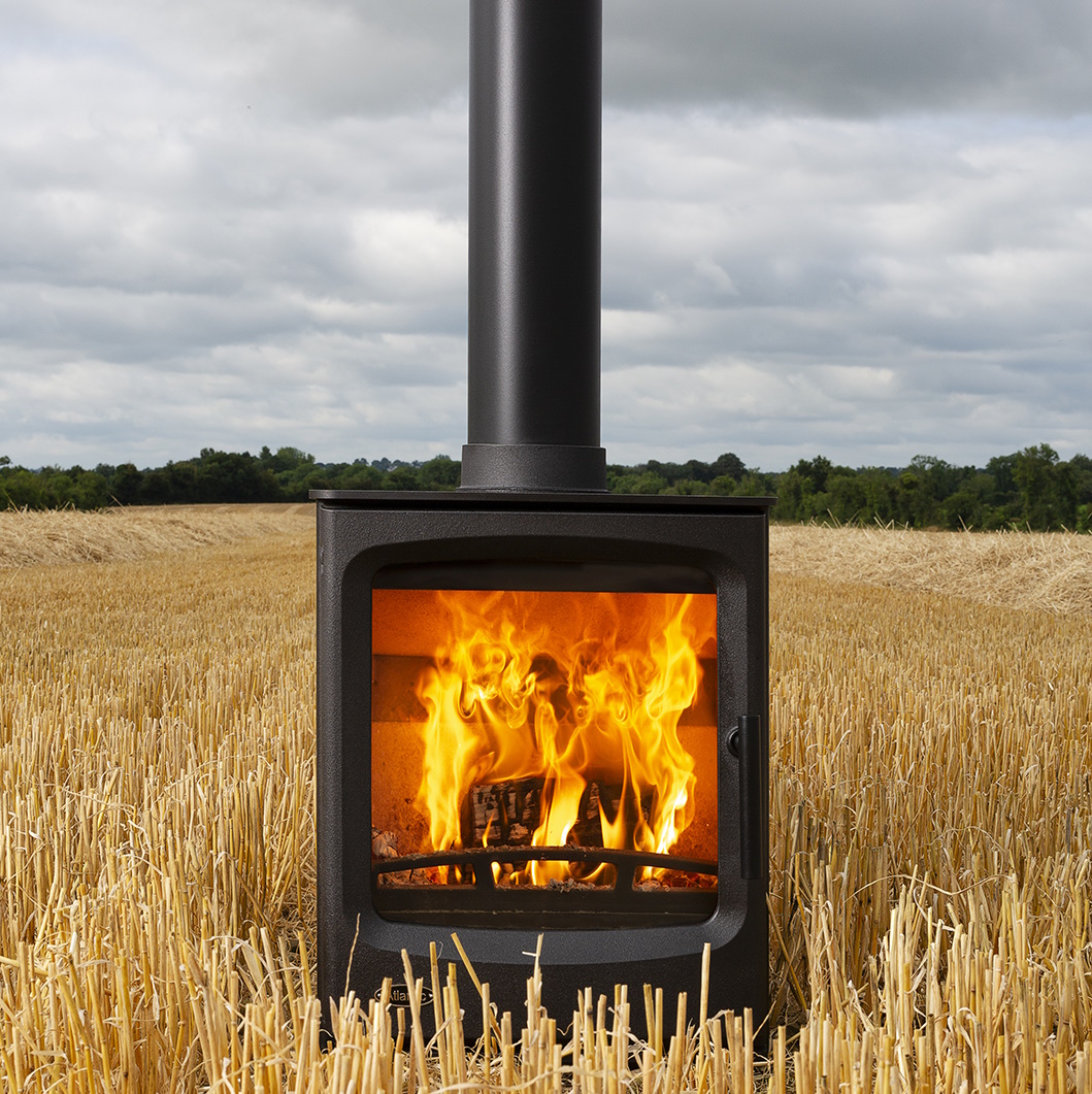 Atlantic Pearl 5 Wide Multi-fuel 5kw stove
